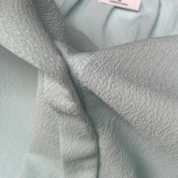 Aritzia / Babaton Blouse Long Sleeve Shirt, Button Up, Pale Aqua, XS - Picture 8 of 11